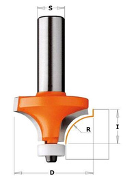 CMT Frez zaokrąglający do twardych materiałów 25.4mm trzpień 12mm RH 980.502.11