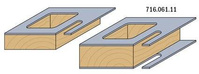 CMT Frez do wycinania otworów 19x64 mm Trzpień 6 mm Z1 RH 716.060.11