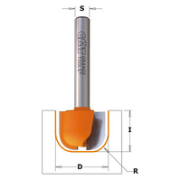 CMT Frez kształtowy do korytek i czasz D=31,7 I=16 S=12 R=6,4 951.502.11