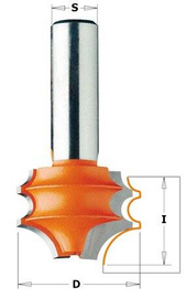 CMT Frez kształtowy fi 31,7x57,2 S12,7 TYP B Z2 RH 856.851.11