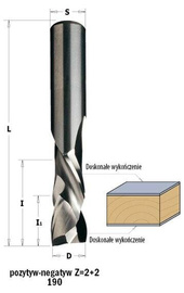 CMT Frez spiralny wykańczający-pozytyw 191.870.11