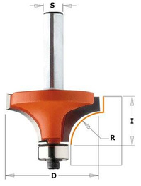 CMT Frez zaokrąglający fi 15,9x54 mm S=8 R=1,6 Z2 RH 738.160.11