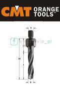 CMT WIERTŁO Z GWINTEM 6/30/45/M10/11X4 327.060.11