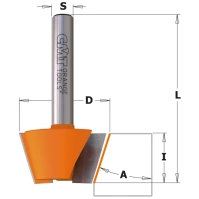 CMT Frez fazujący fi 25x41 mm S=6 mm A=45 Z2 RH 705.240.11