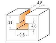 CMT Frez do otworów pod zamek 9,5x54 mm S=8 mm Z1 RH 750.001.11