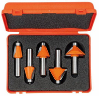 CMT Zestaw frezów do ukosowania  HW Z2 S=12,7 mm 836.501.11
