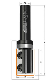 CMT Frez prosty na płytki wymienne 19x28,3 mm trzpień 8 mm RH 656.190.11