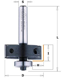 CMT Frez do wręgów fi 34,9x55 mm S=8 mm Z2 RH 660.350.11