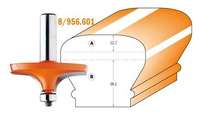 CMT Frez trzpieniowy do poręczy i krawędzi fi 63,5mm trzpień 12mm RH Z2 956.601.11