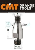 CMT ADAPTER Z TRZPIENIEM M10/30/25 503.250.02