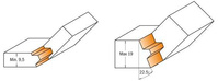 CMT Zestaw do połączeń kątowych 22,5° fi 37,3 mm S=8 mm 955.005.11