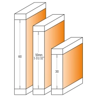 CMT Frez prosty na płytki wymienne 19x90 mm S=12,7 mm Z2 RH 657.692.11B