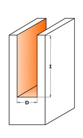 CMT Frez prosty do drewna HM 12x70 mm trzpień 12 mm RH 912.623.11