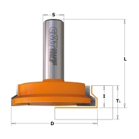 CMT Frez do szuflad połączeń odwrotnych fi 25,4 mm 12,7 mm Z2 RH 855.508.11