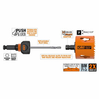 CMT Otwornica Bi-Metal+ 22mm do Metalu Nierdzewki Alum. 551-022X