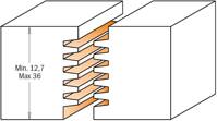 CMT Frez do łączeń klinowych fi 47,6x97 mm S=12,7 mm Z2 RH 800.606.11