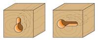 CMT Frez do otworów pod zamek fi 9,5x54 mm S=6,35 mm Z1 RH 850.001.11