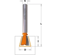 CMT Frez do połączeń jaskółczy ogon 12,7x52,4 mm 6,35 mm Z2 RH 818.128.11