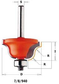 CMT Frez do profili rzymskich z łożyskiem fi 28,7 mm S=8 R=4 940.270.11