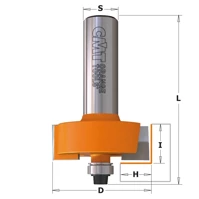 CMT Frez do wręgowania 31,7x61,2 mm Trzpień 12,7 mm Z2 RH 835.817.11