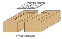 CMT Frez na czopy łączeniowe 12,7 mm trzpień 12,7 mm RH Z2 801.627.11