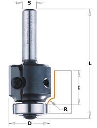 CMT Frez na płytki wymienne fi 28,5x67 mm S=8 mm R=6,35 Z2 RH 661.063.11