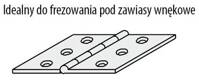 CMT Frez pod zawiasy wnękowe 12 mm trzpień 6 mm RH Z2 702.120.11