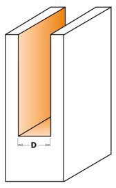 CMT Frez spiralny wykańczający negatyw D=4 I=15 L=50 S=4 192.040.11