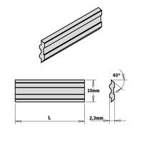 CMT Nóż strugający Tersa 360 mm 10 mm KS1.360.01