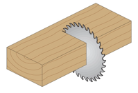 CMT Piła do drewna cięcie poprzeczne 125x20 mm 36Z 292.125.36H