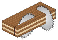 CMT Piła do laminatów i płyty wiórowej 165x20 mm 56Z 281.166.56H