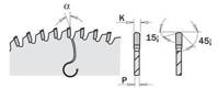 CMT Piła tarcza tnąca do PCV winylu plexiglass 300x30 mm 96Z 222.096.12M