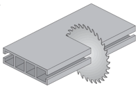 CMT Piła tarczowa do aluminium 160x20 mm 24Z 284.160.24H