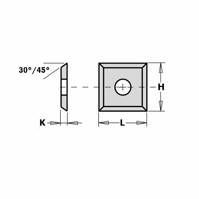 CMT Płytka HM 12x12x1,5 mm komplet 10 szt. 412124