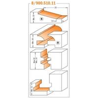CMT Zestaw frezów do mebli kuchennych 800.510.11