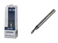 ITA Tools Frez do aluminium VHM D=4 I=8 L=60 S=6 Z1 HC SP01.04.008.060.06H